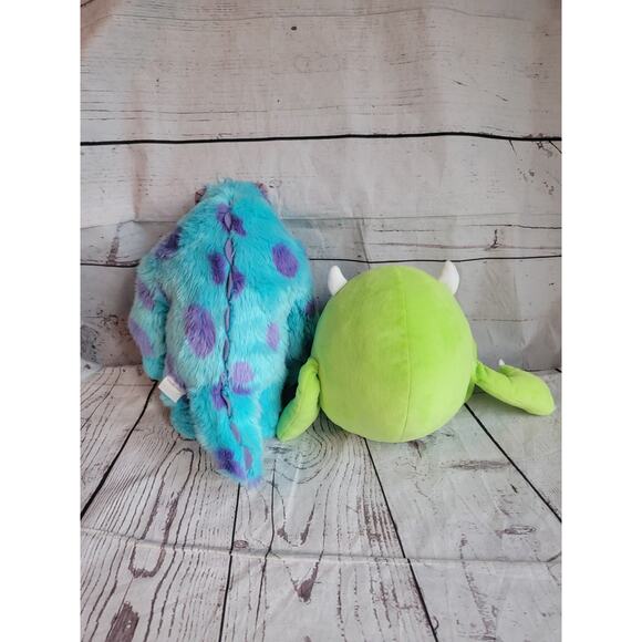 Monsters Inc. Sully & Mike Wazowski Stuffed Plush 15” Disney Store Pixar Set - Picture 6 of 9